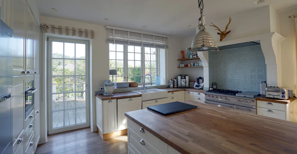 Seitenansicht Küche