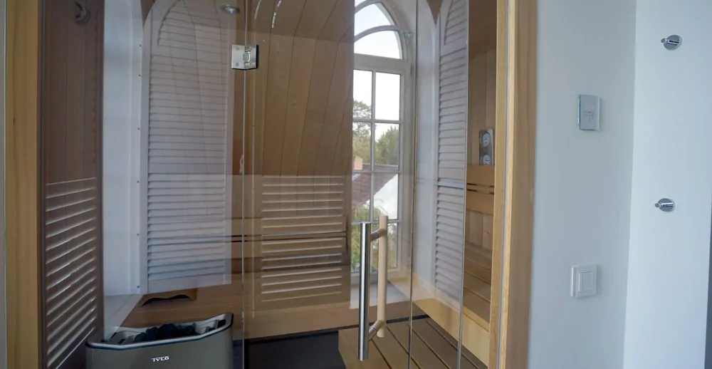 Sauna im Dachgeschoss