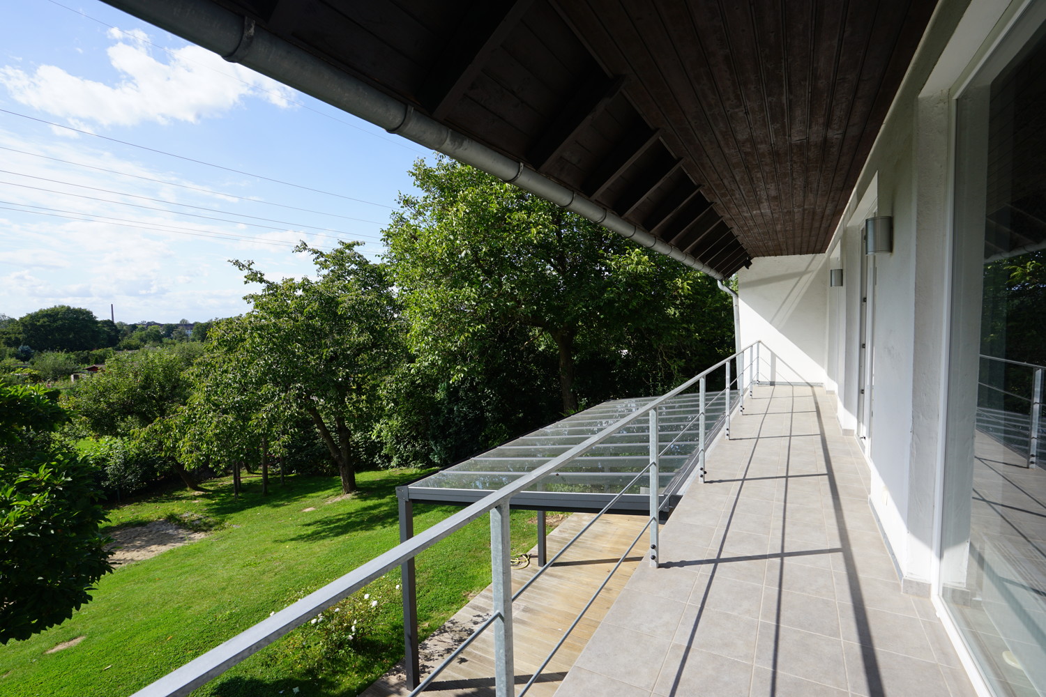 Ausblick vom Balkon