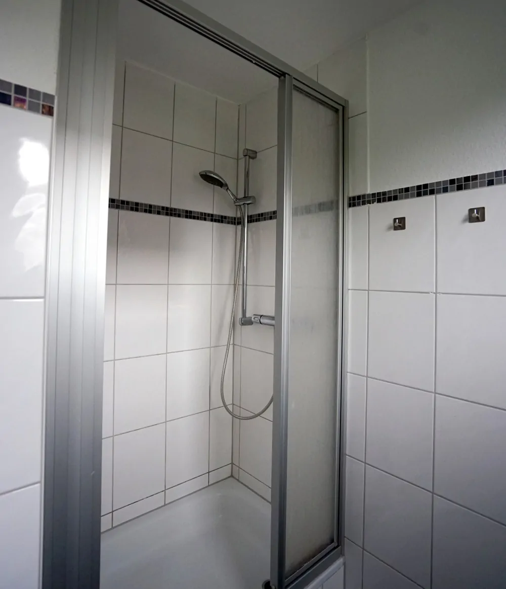 Dusche im Obergeschoss