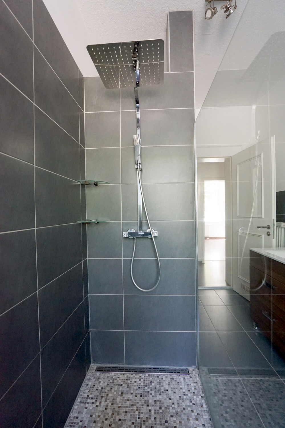 Begehbare Dusche