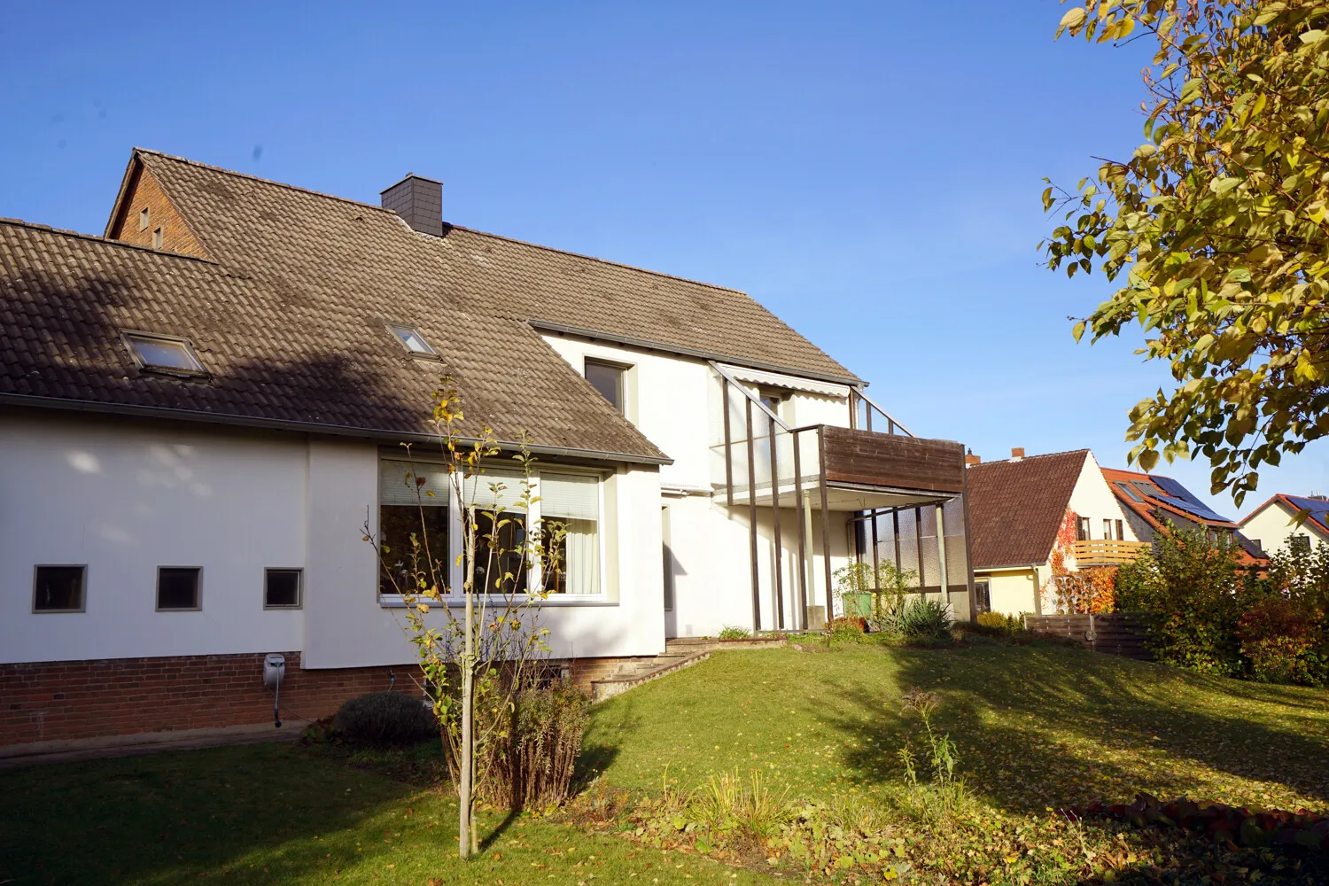 Südseite vom Gebäude