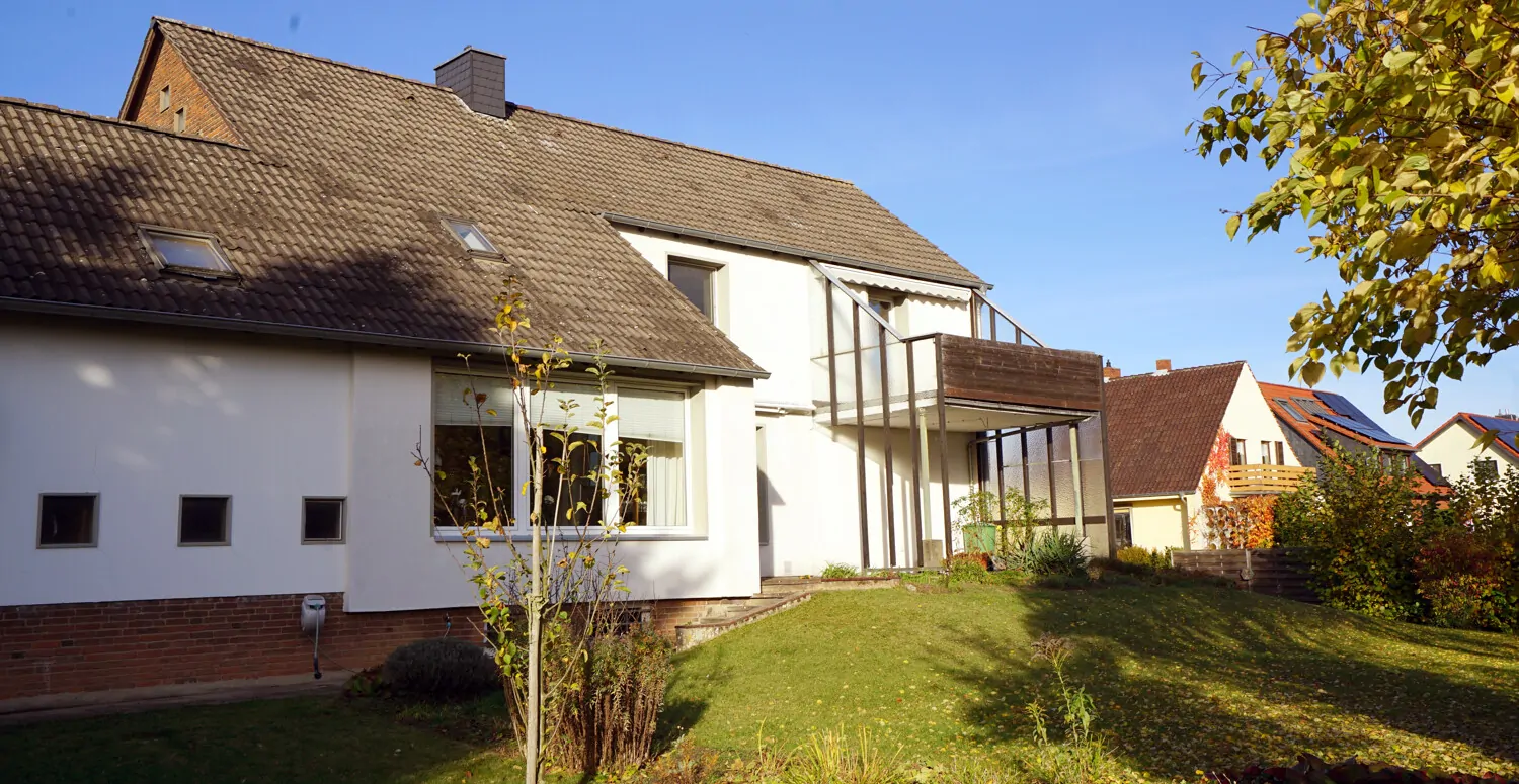 Südseite vom Gebäude