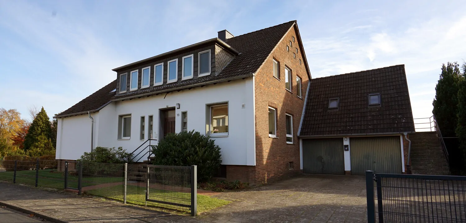 Seitenansicht vom Gebäude