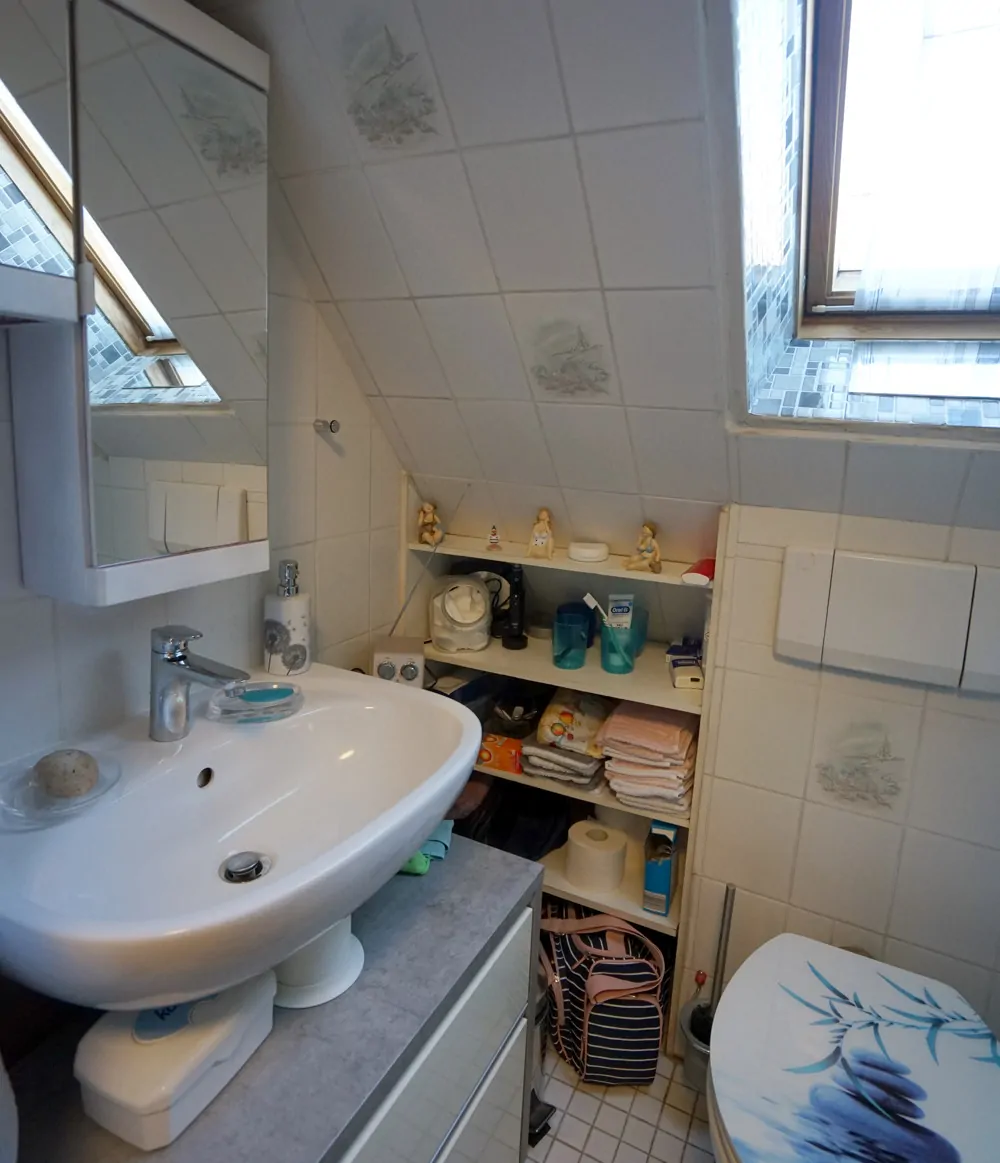 Badezimmer im Obergeschoss