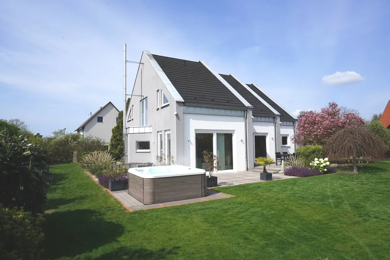 Besonderes Architektenhaus auf großzügigem Eigentumsgrundstück in Feldrandlage