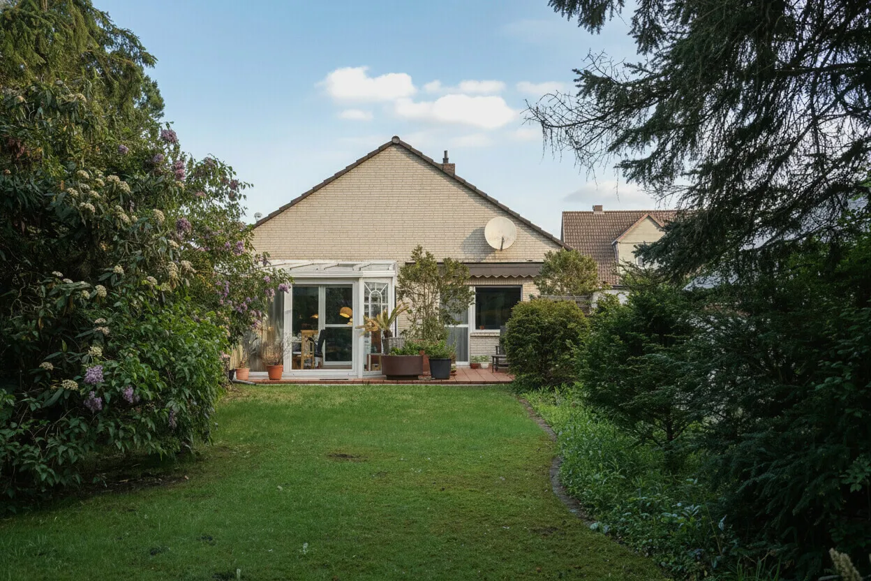 Solides Einfamilienhaus mit Wintergarten, Keller und Garage in ruhiger und zentraler Lage