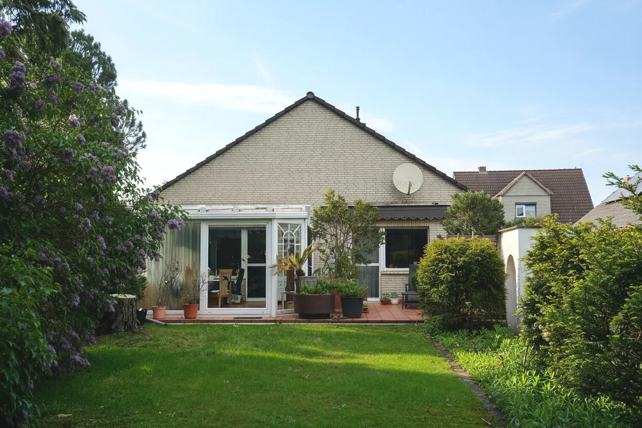 Solides Einfamilienhaus mit Wintergarten, Keller und Garage in ruhiger und zentraler Lage