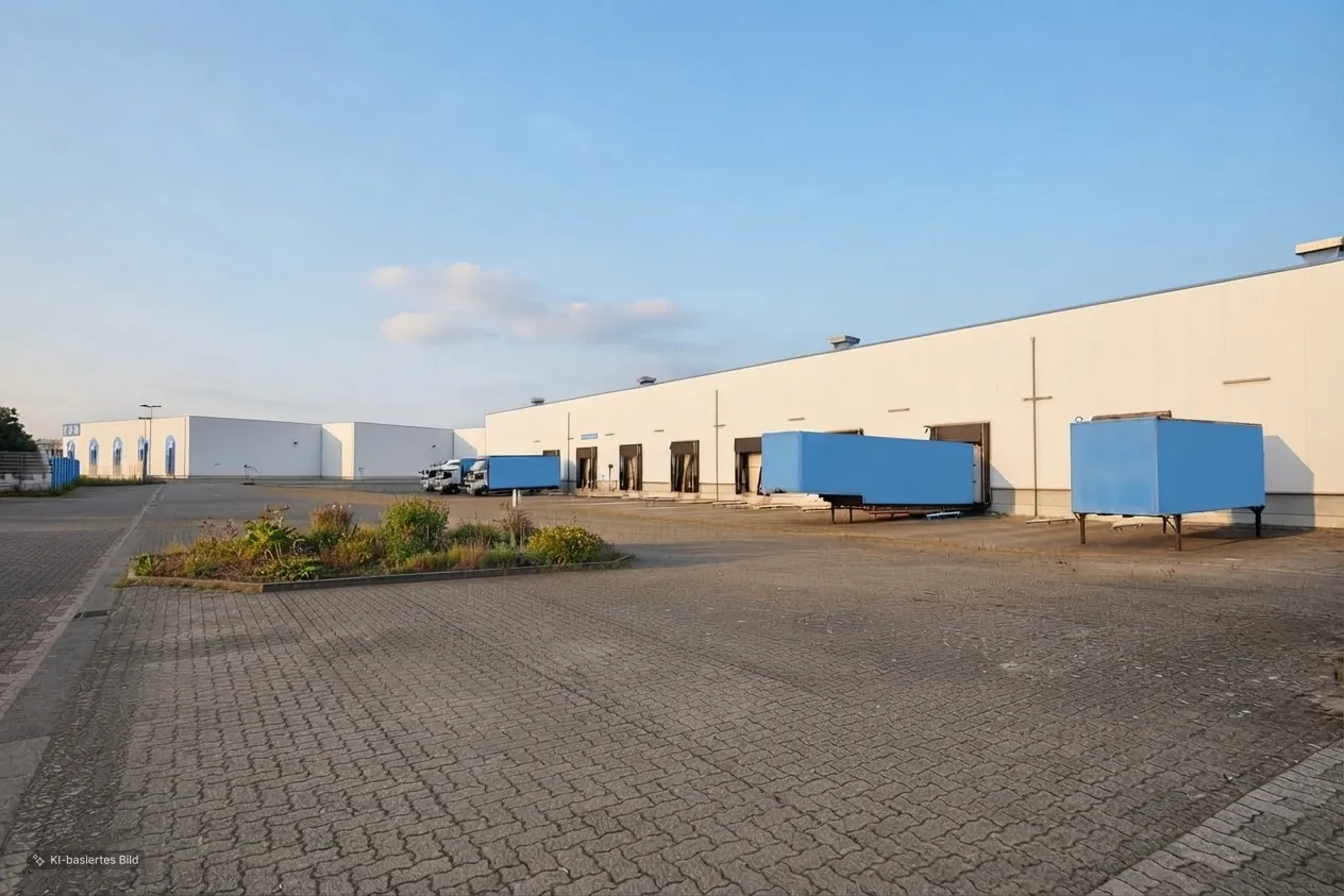Großzügiges und Modernes Industriegrundstück mit Büro-, Produktions- und Lagerhallen direkt an der A2