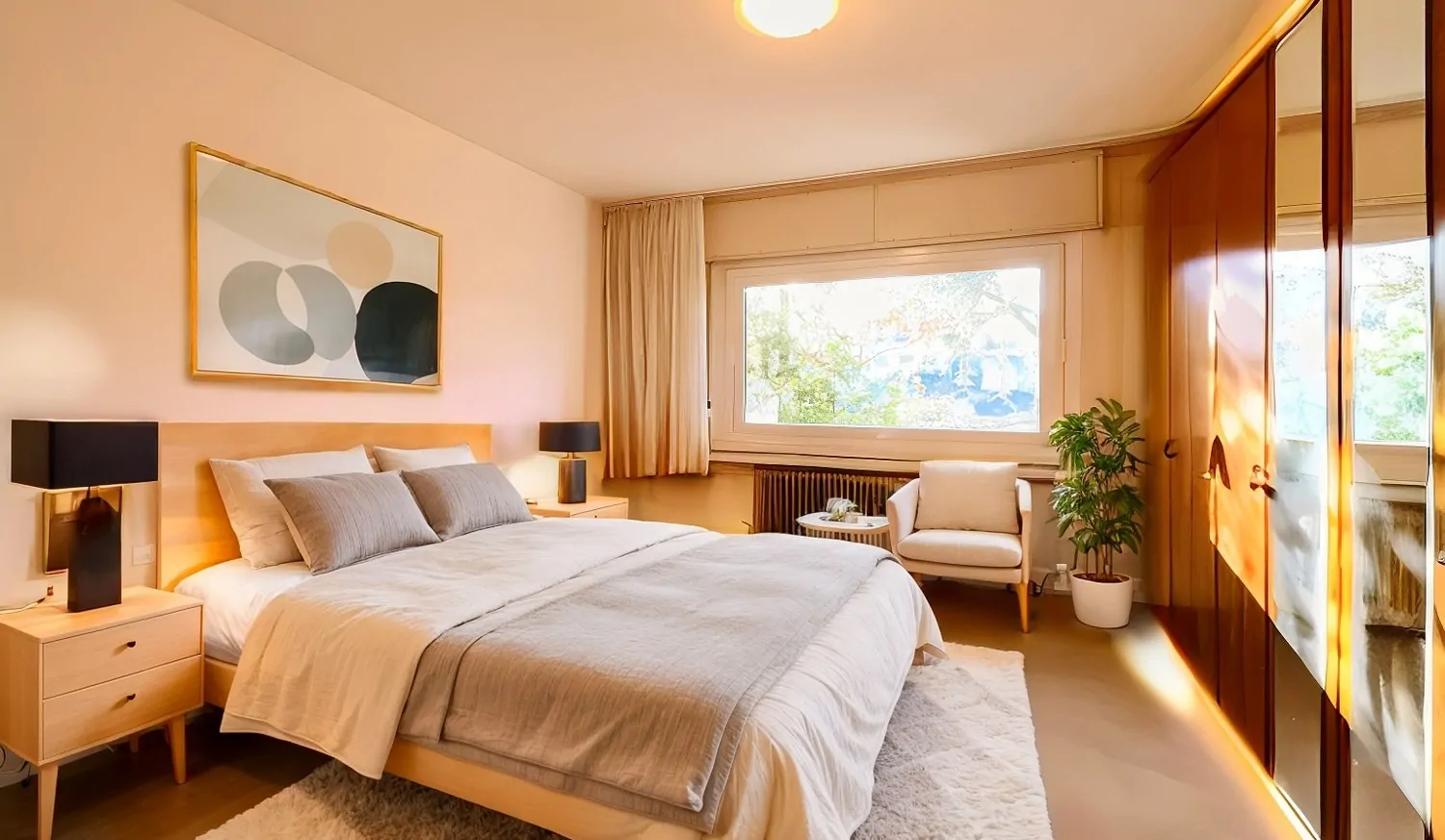 Gestaltungsbeispiel Schlafzimmer