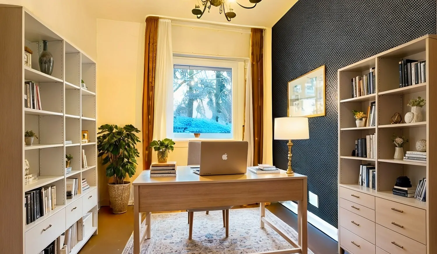 Gestaltungsbeispiel Arbeitszimmer