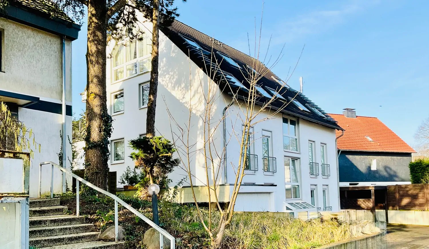 Seitenansicht Dachgeschosswohnung