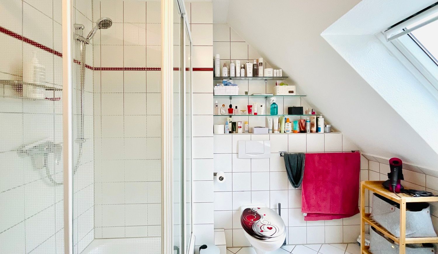 mit Dusche