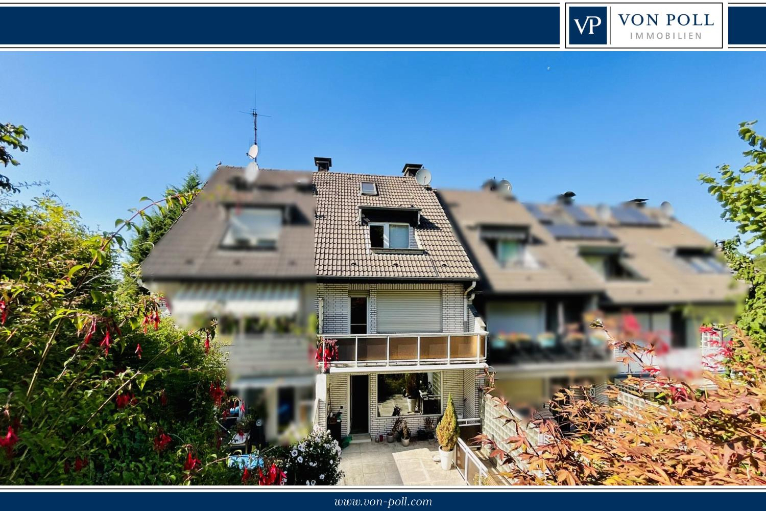 Familienfreundliches Reihenmittelhaus mit grüner Aussicht