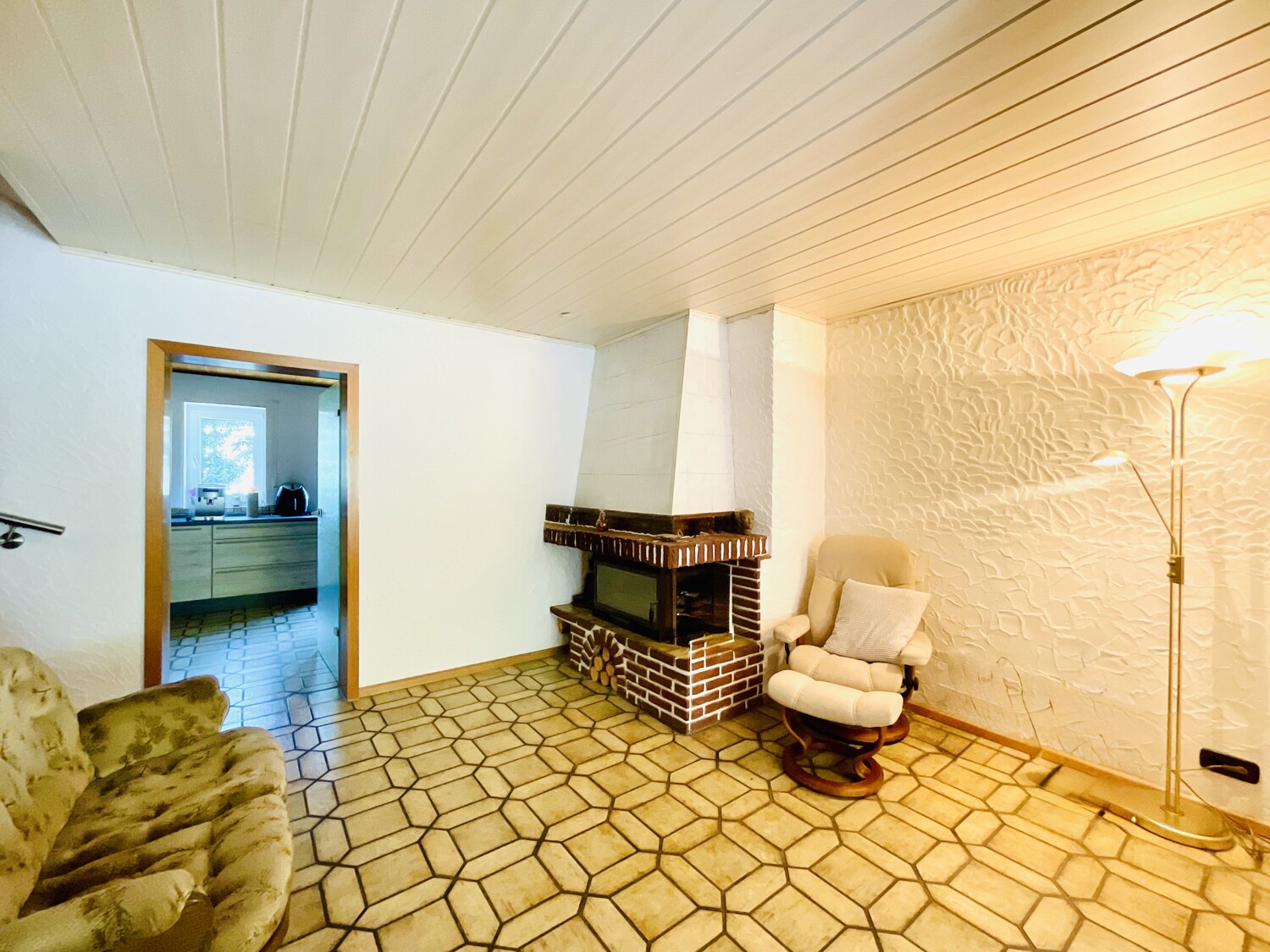 Esszimmer mit Kamin
