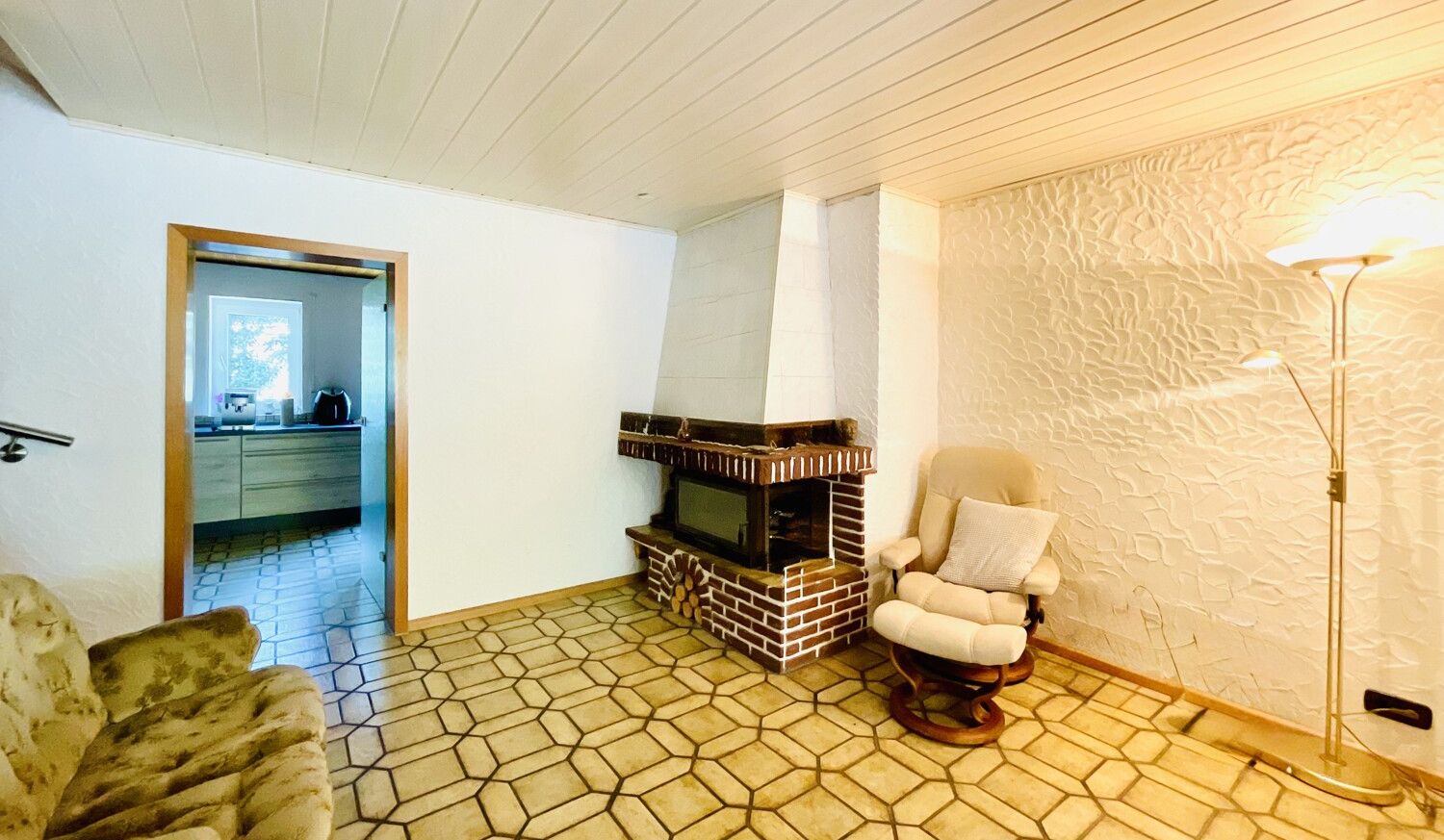 Esszimmer mit Kamin