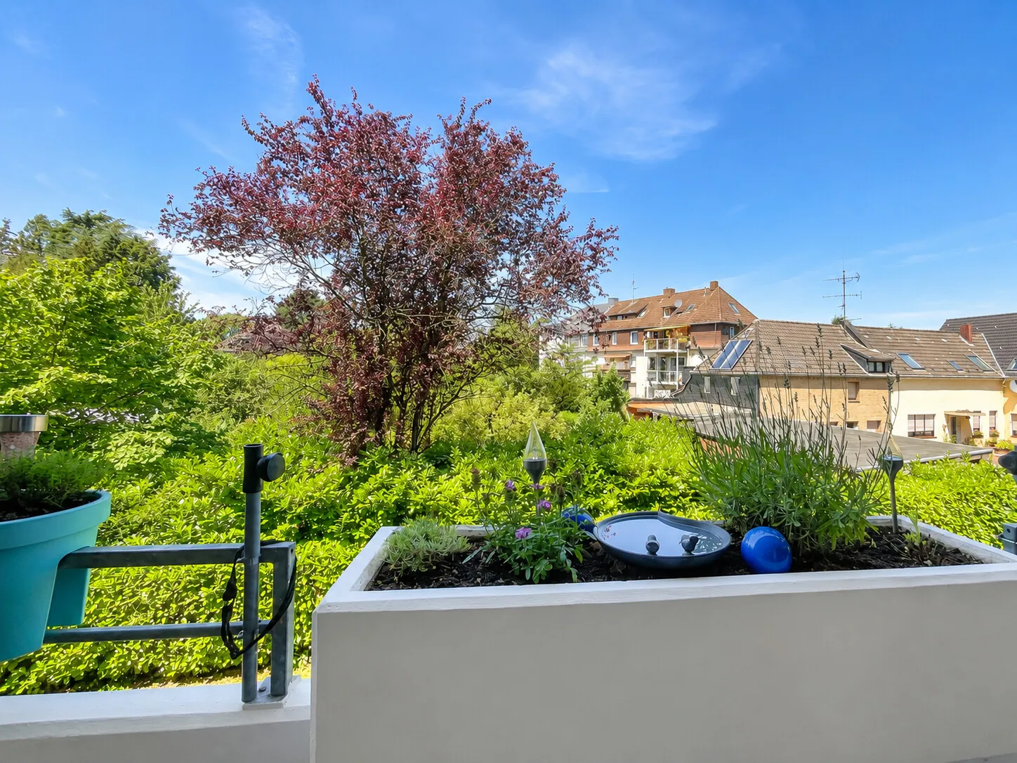 Ausblick vom Balkon