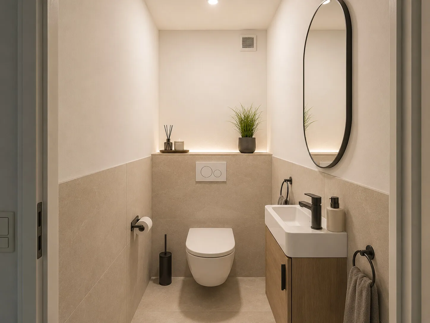 Designbeispiel Gäste-WC