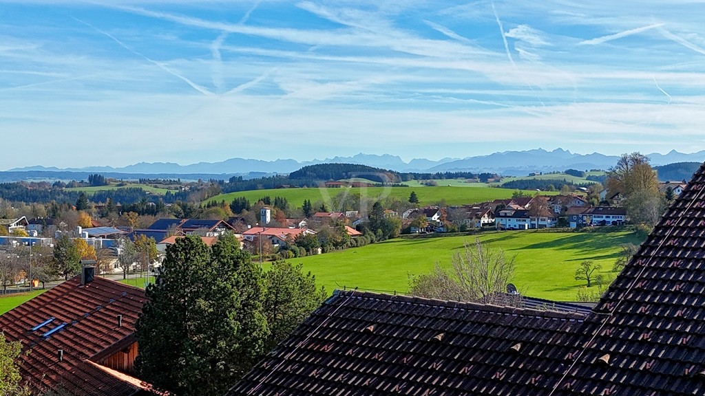 Blick in die Alpen