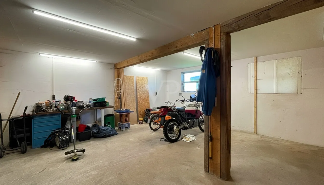 möglicher Werkstattbereich im Wirtschaftsgebäude