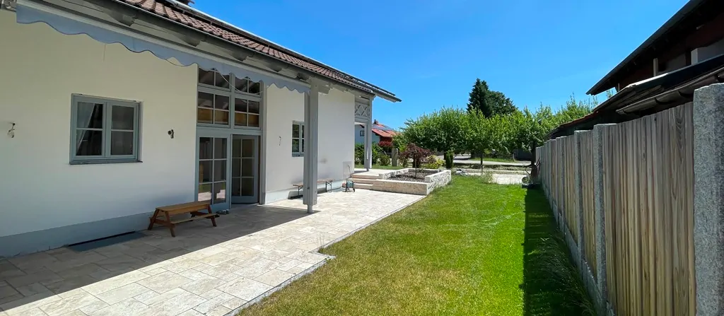 Terrasse in Süd / West Ausrichtung