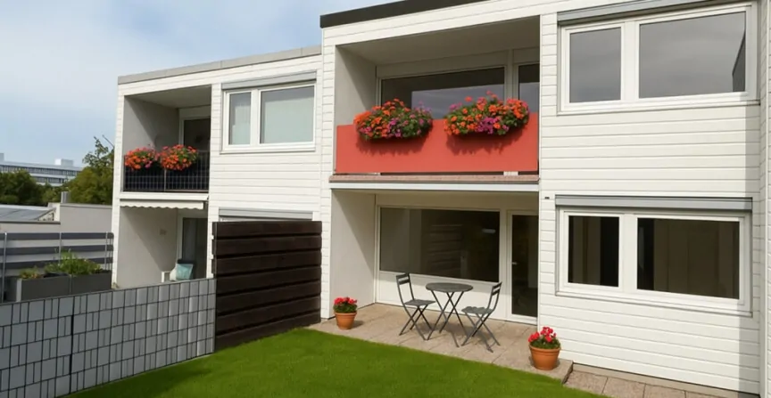 Außenansicht Gartenseite