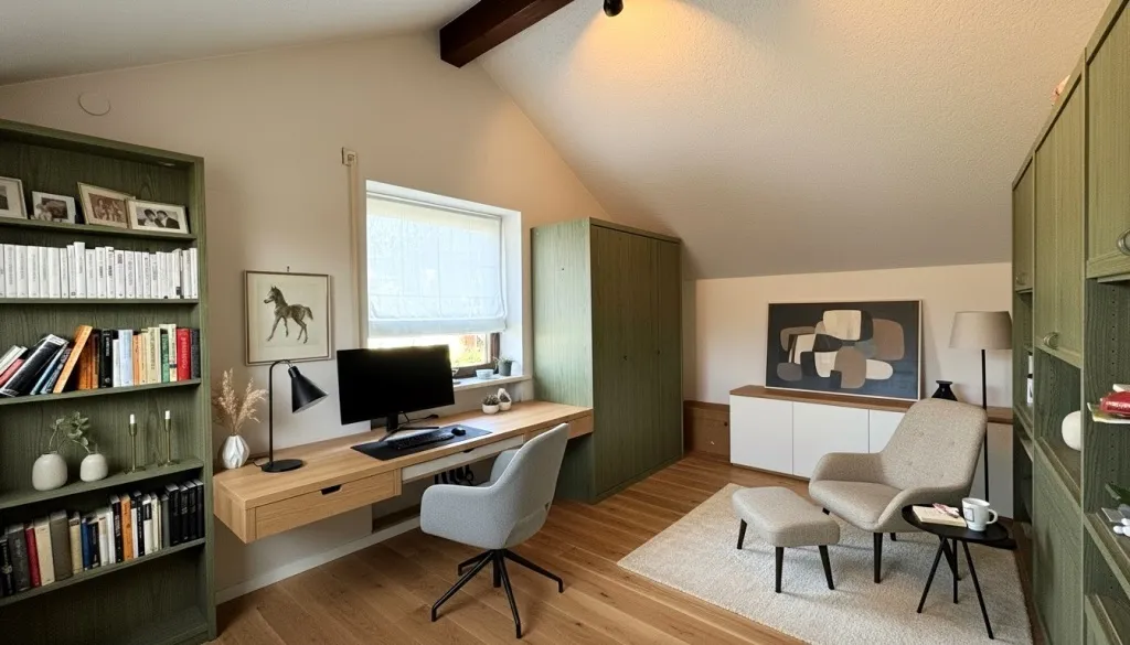 Dachgeschoss Raum 1  Arbeiten