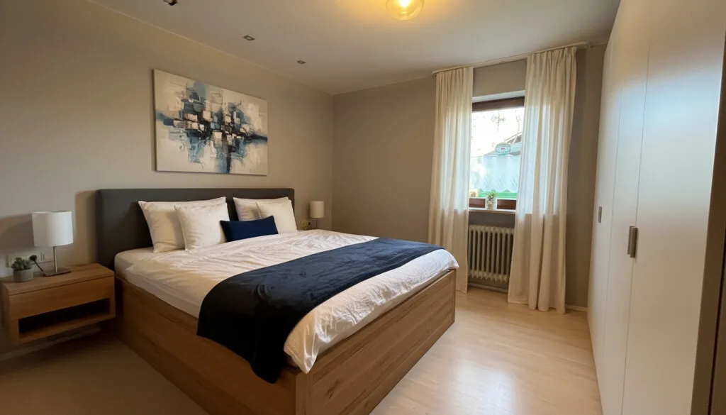 Schlafzimmer der Einliegerwohnung