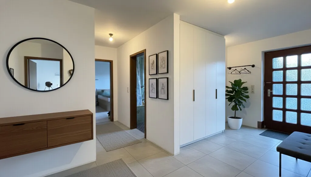 Eingangsbereich und Diele der Einliegerwohnung