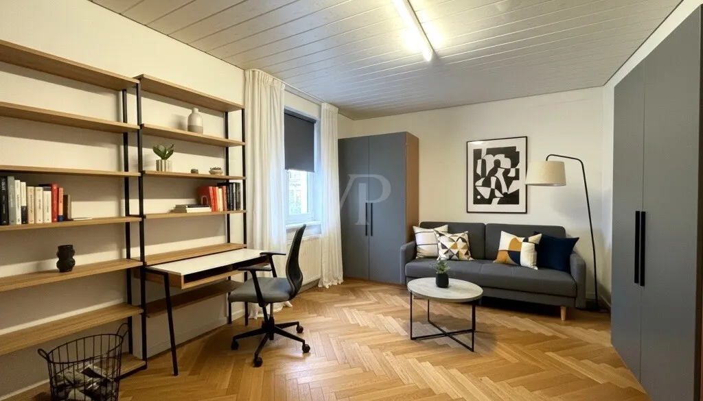 Arbeitszimmer im Gartengeschoss