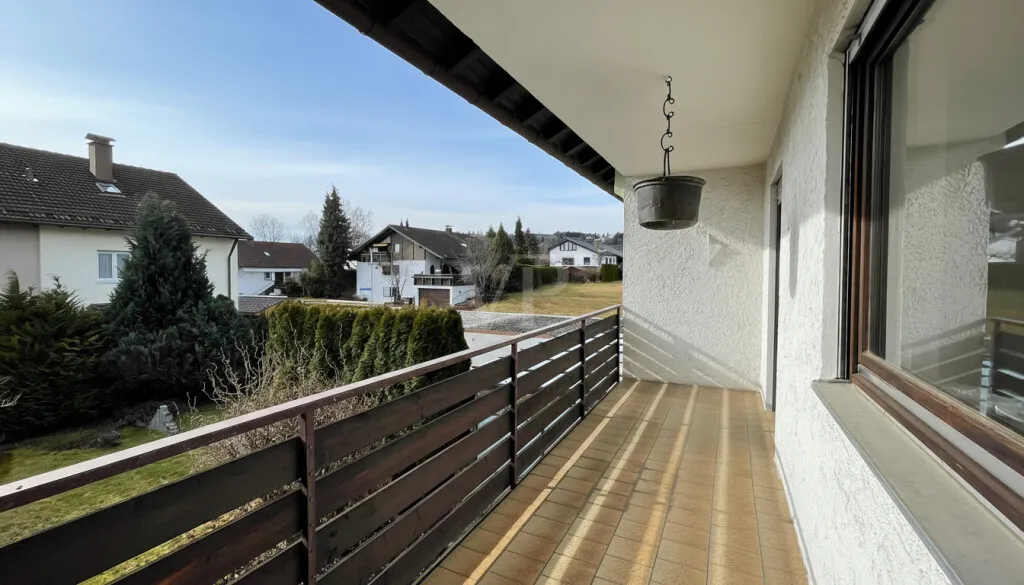 Balkon im Obergeschoss