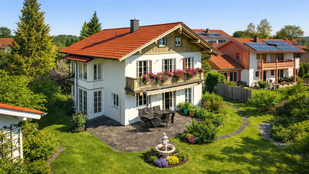 Garten im Sommer