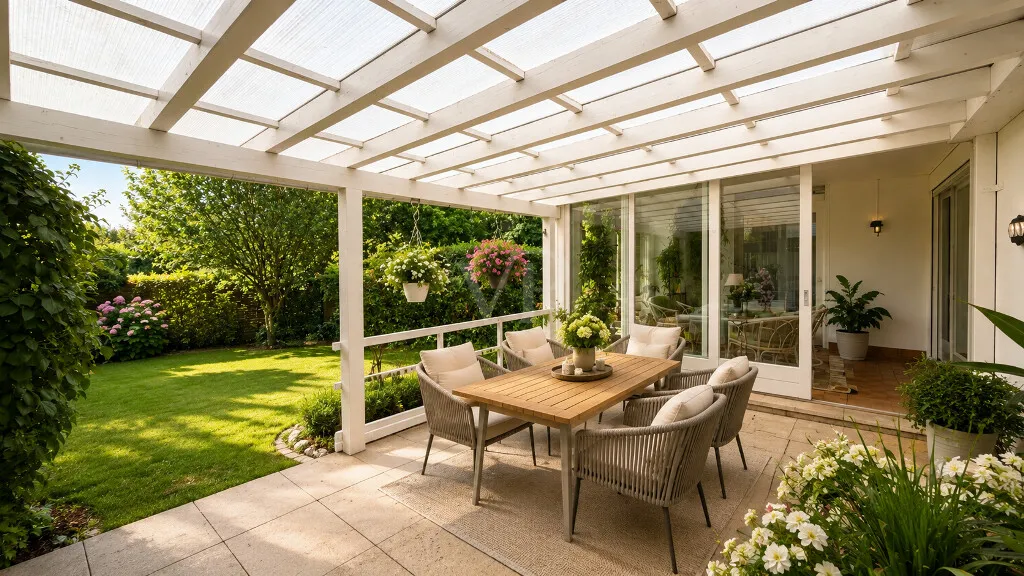 Terrasse und Wintergarten