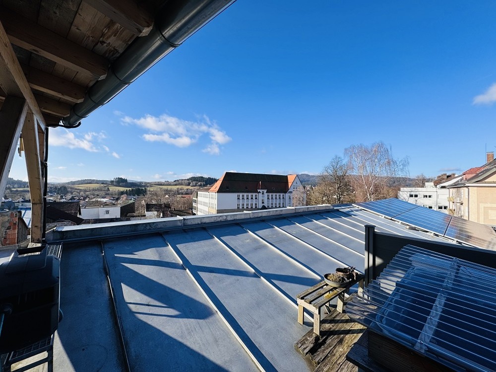 Aussicht Dachterrasse Wohnung 4