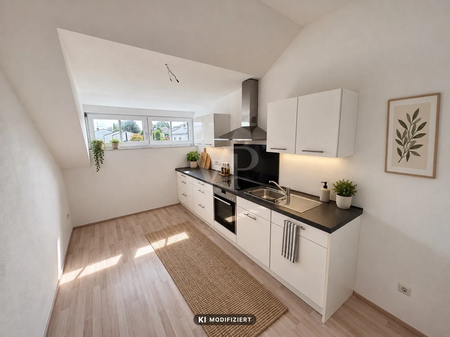 Geräumige und gepflegte Wohnung mit Stellplatz und Küche