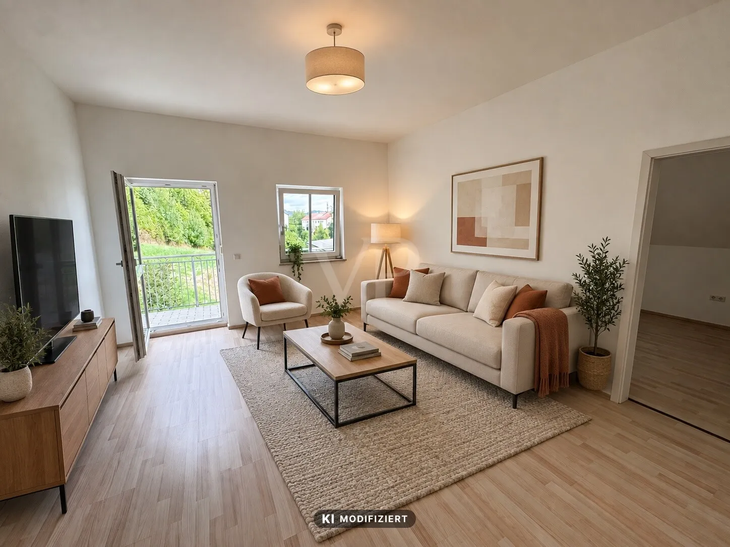 Geräumige und gepflegte Wohnung mit Stellplatz und Küche