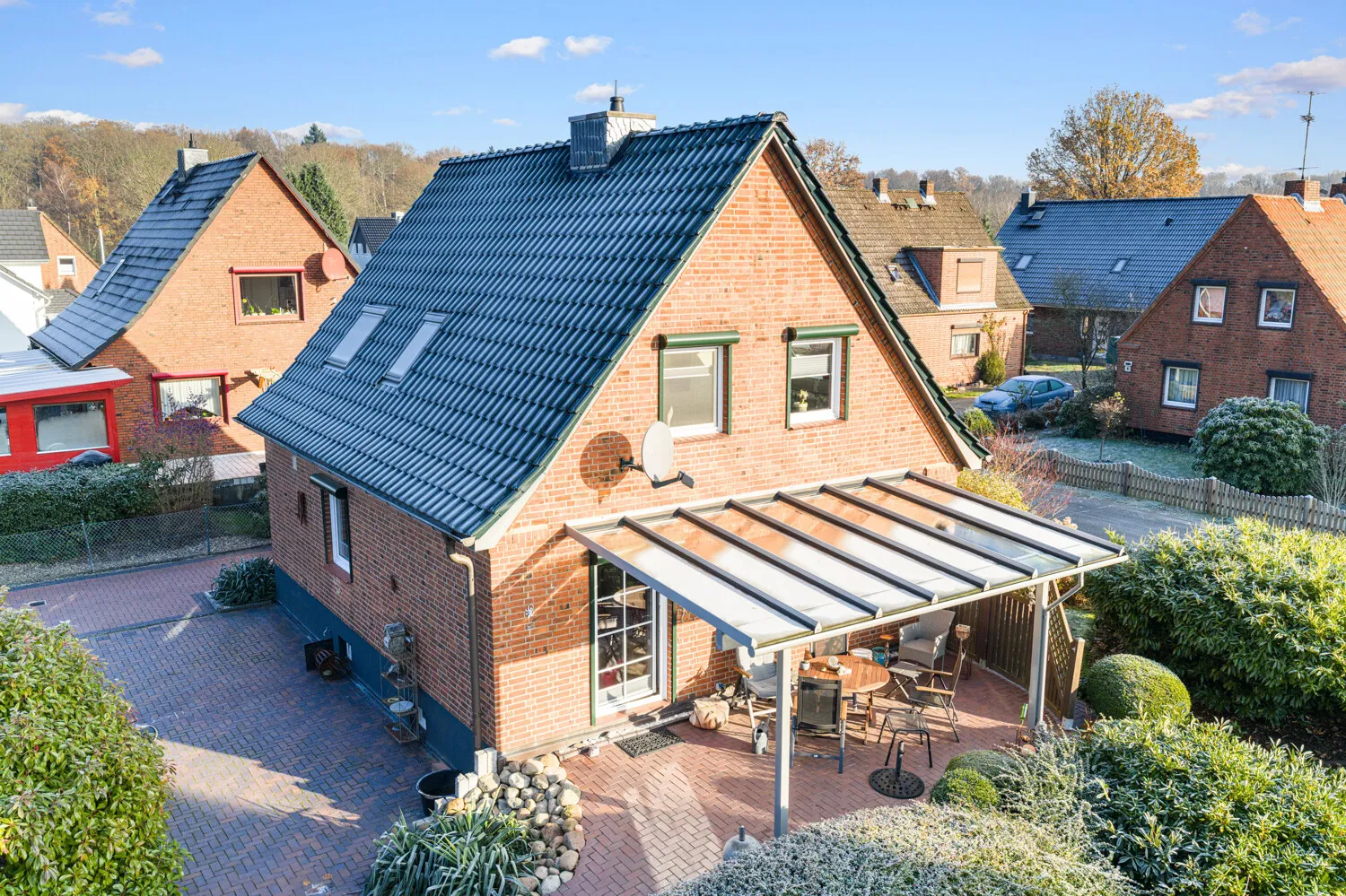 Überdachte Terrasse