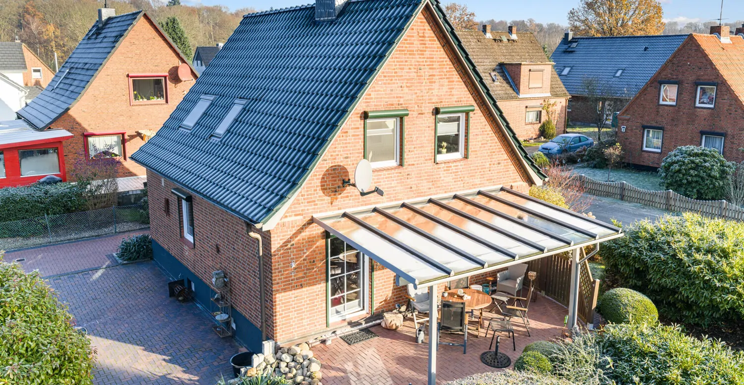 Überdachte Terrasse