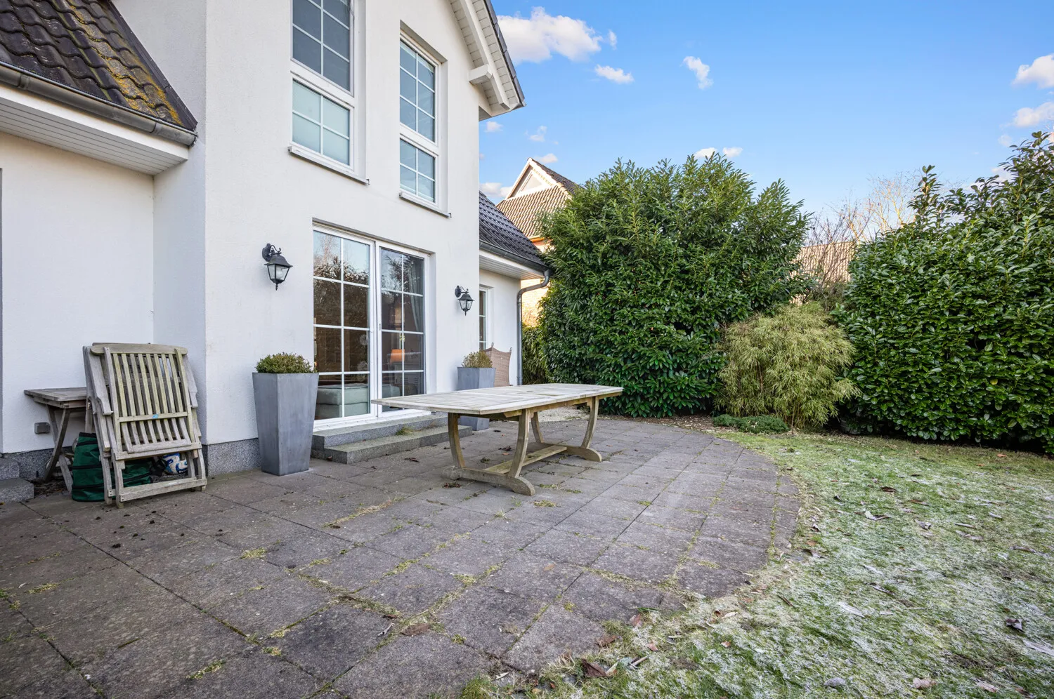 Terrasse am Haus