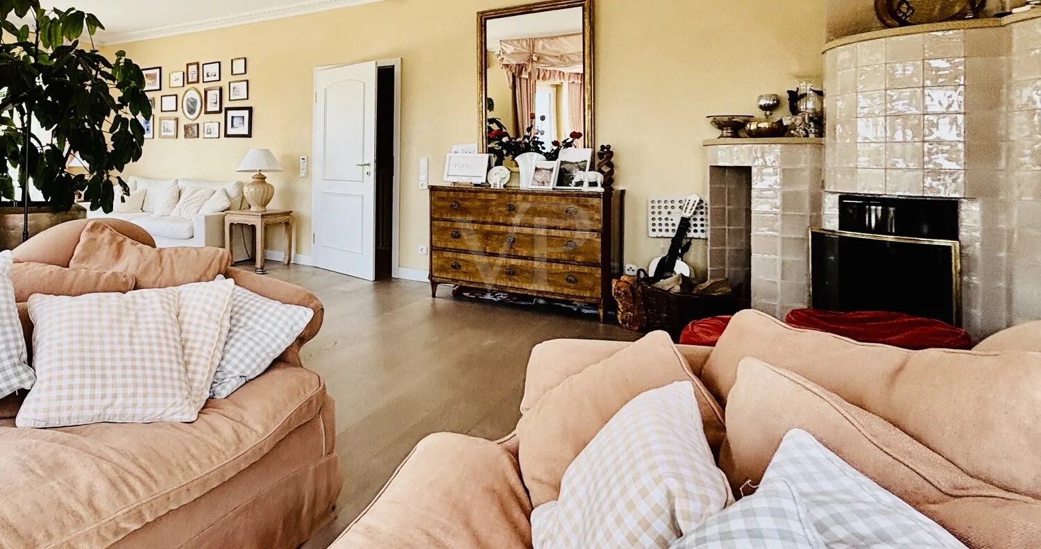 Kuschelecke mit Kamin