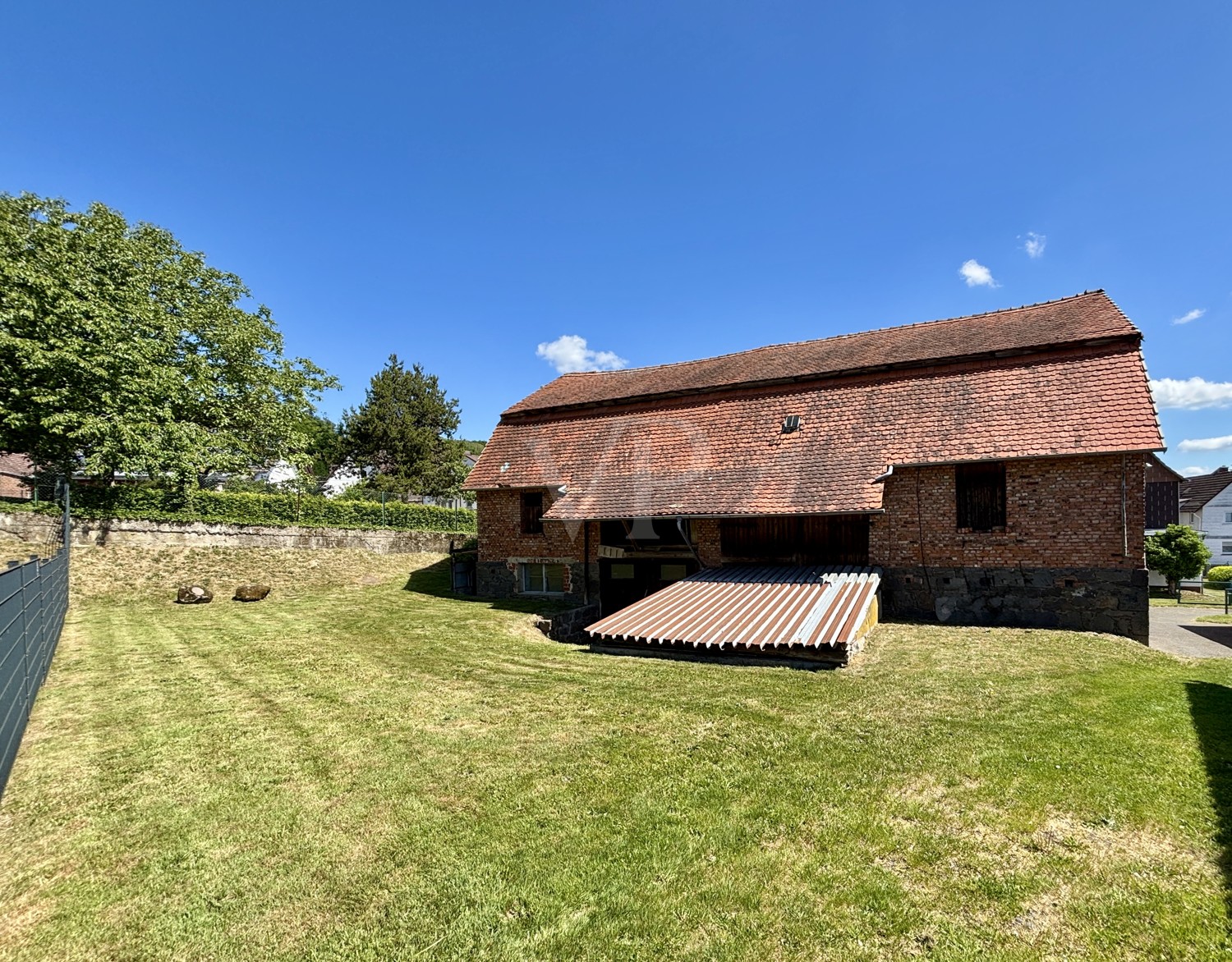 Garten hinter der Scheune