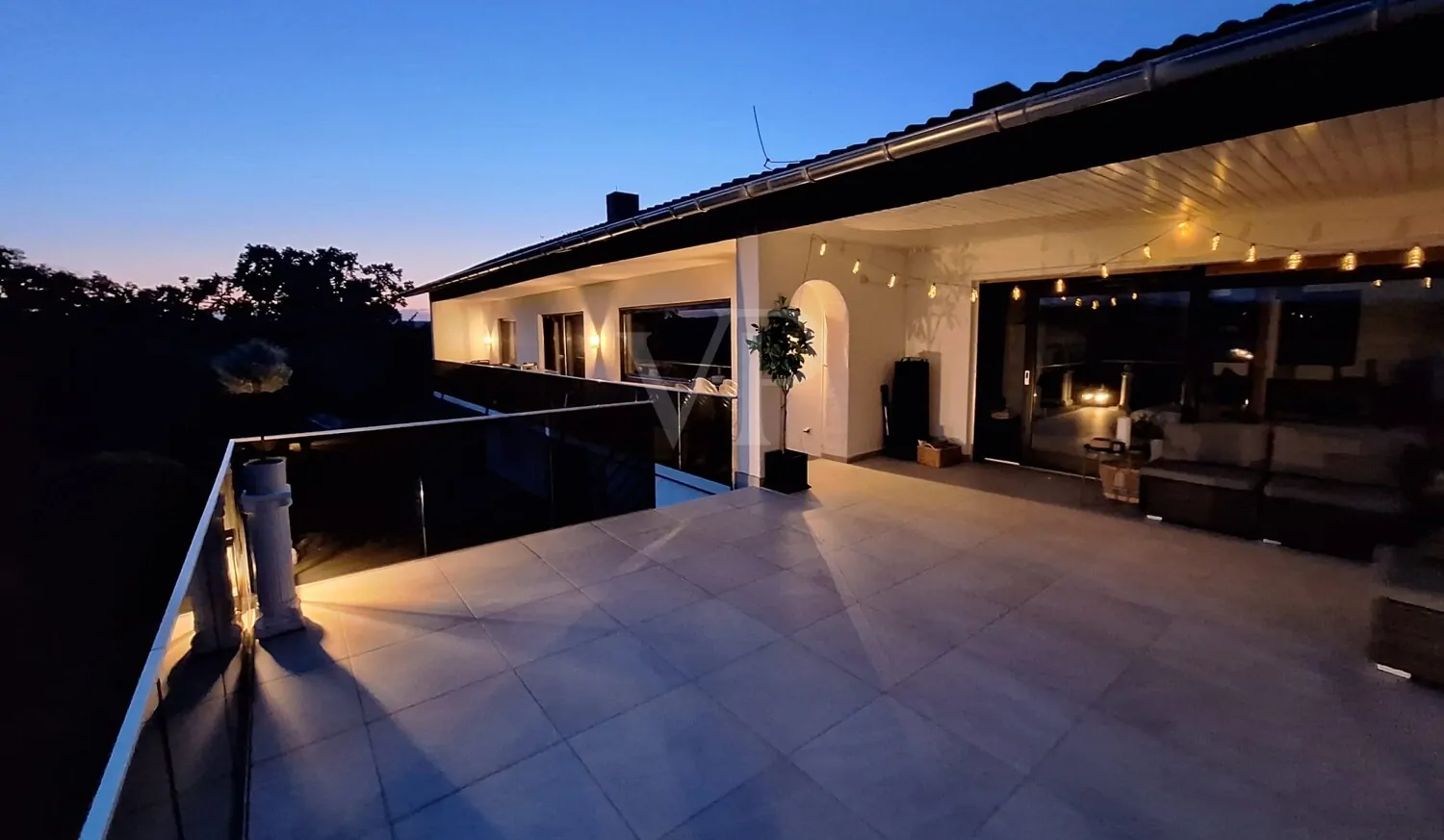 Balkon Abendstimmung