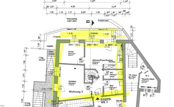 Modernisierte Wohnung mit neuer Einbauküche - Nähe Limburg in Steeden