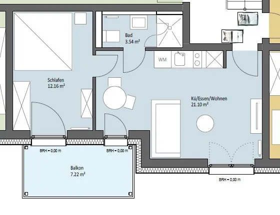 Single-Wohnung in traumhafter Wohnlage in der Nähe von Limburg. - Foto 1