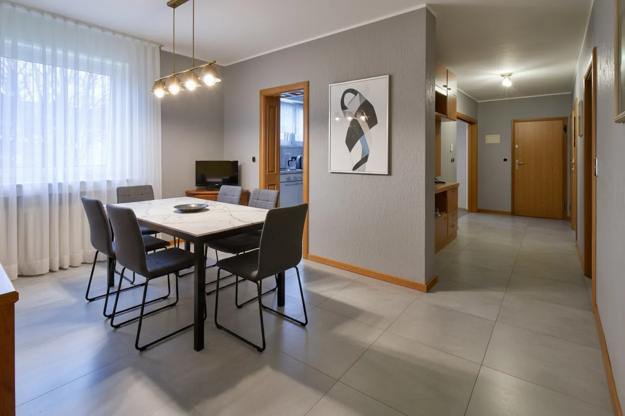 Beispielhafte Raumvisualisierung