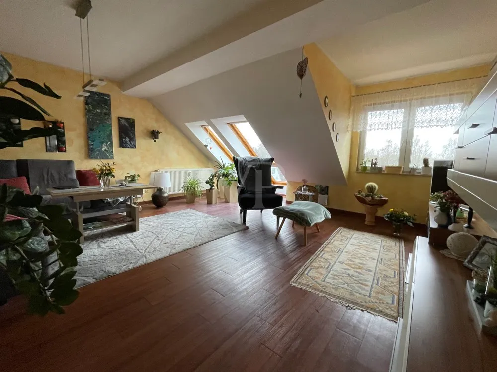Wohnzimmer Wohnung im Dachgeschoss
