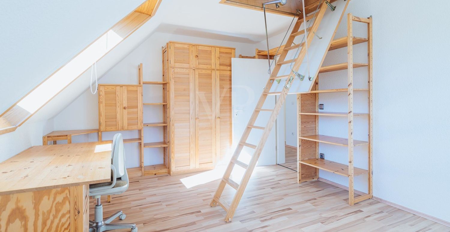 Zugang zum ausgebauten Dachboden