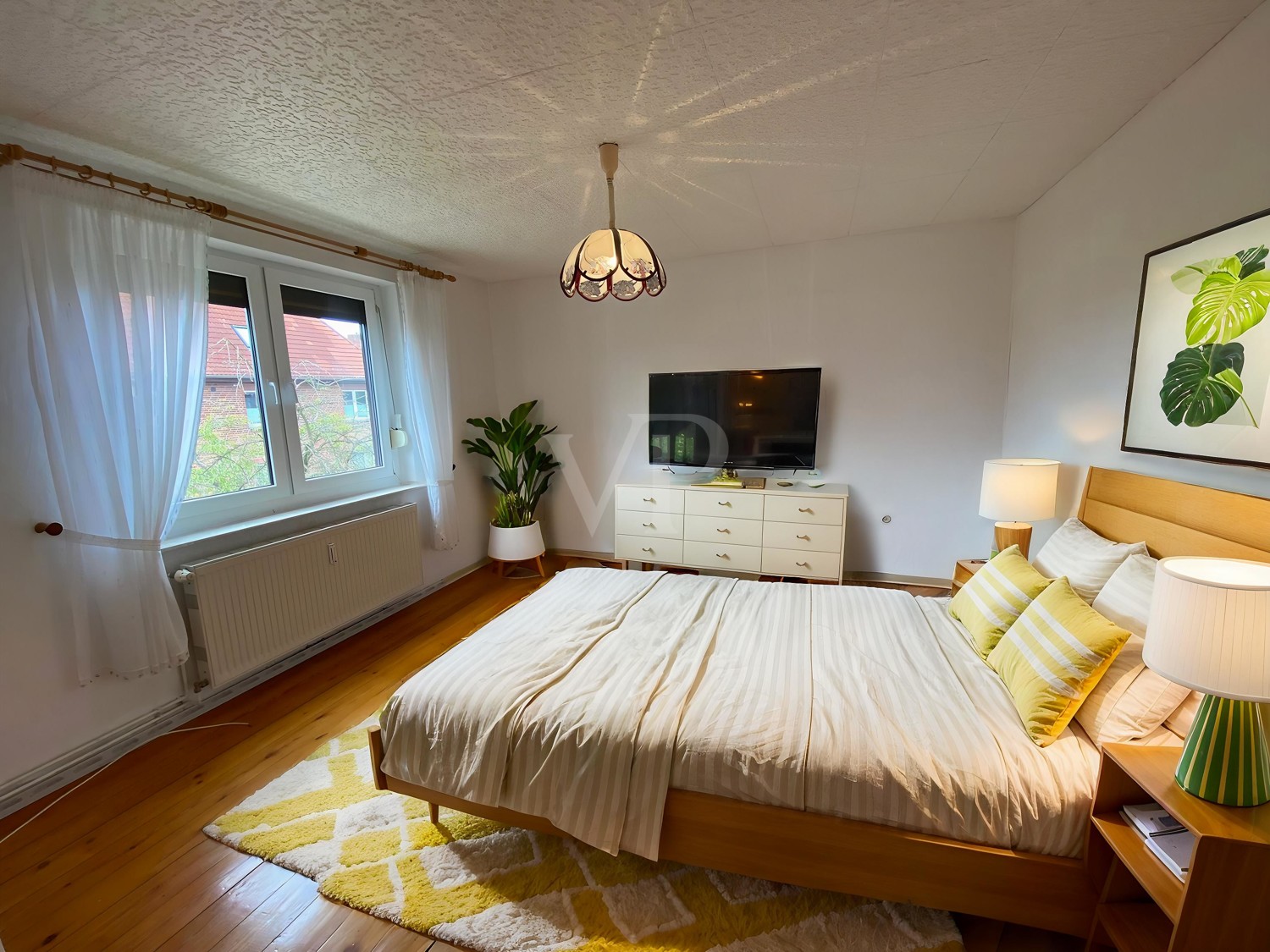 Möbilierungsbeispiel Schlafzimmer