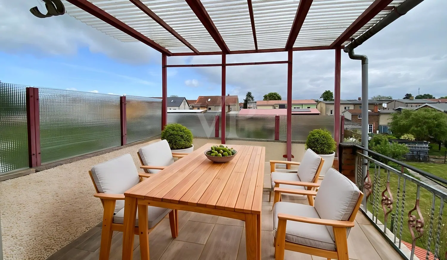 Möbilierungsbeispiel Terrasse