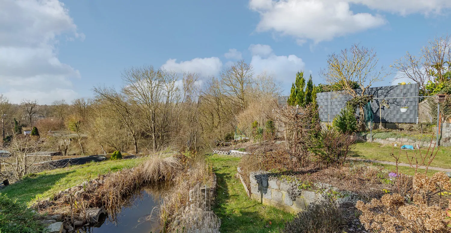 Blick über den Garten